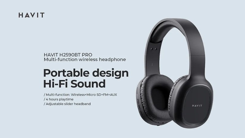 Tai nghe chụp tai Havit H2590BT Pro