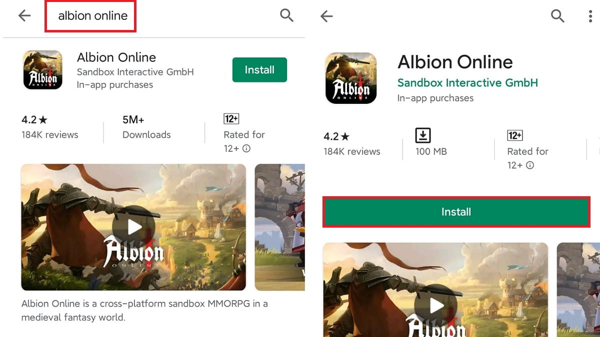 Tải Albion Online trên Android