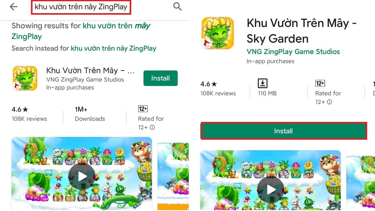 tải Khu vườn trên mây