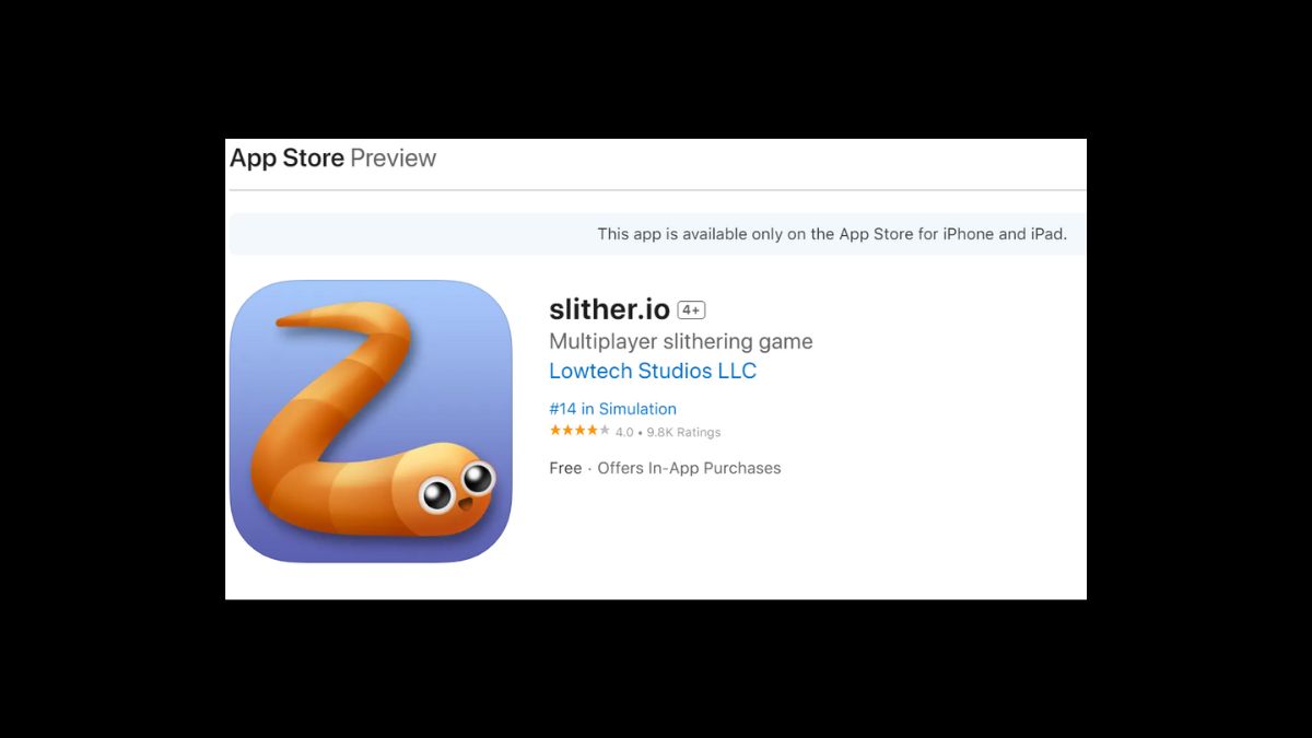 Tải game Slither.io trên iOS