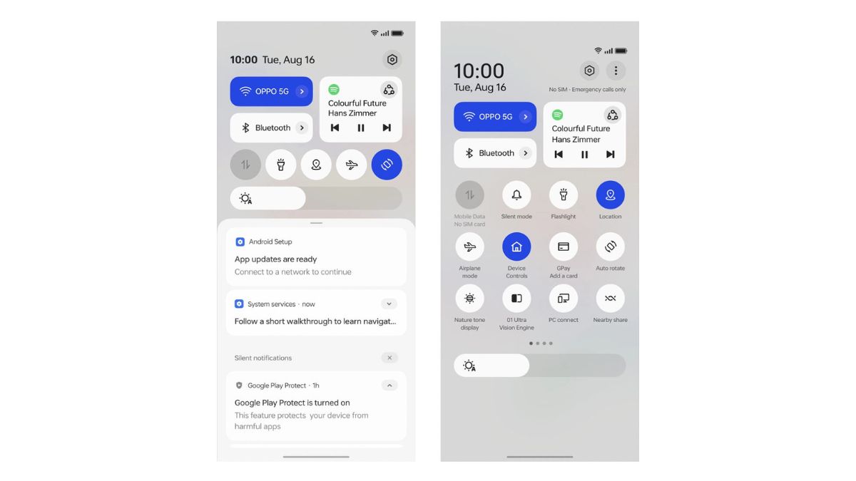 Màn hình chính và Control Center được thiết kế lại