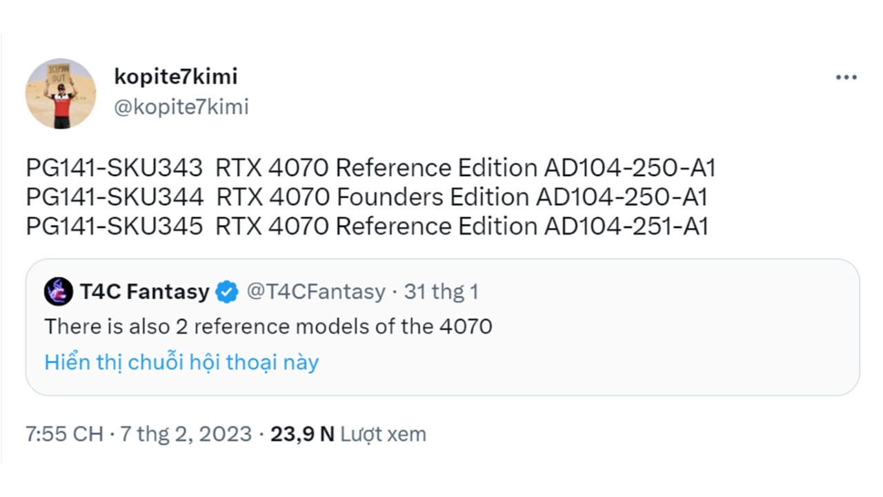 NVIDIA GeForce RTX 4070
