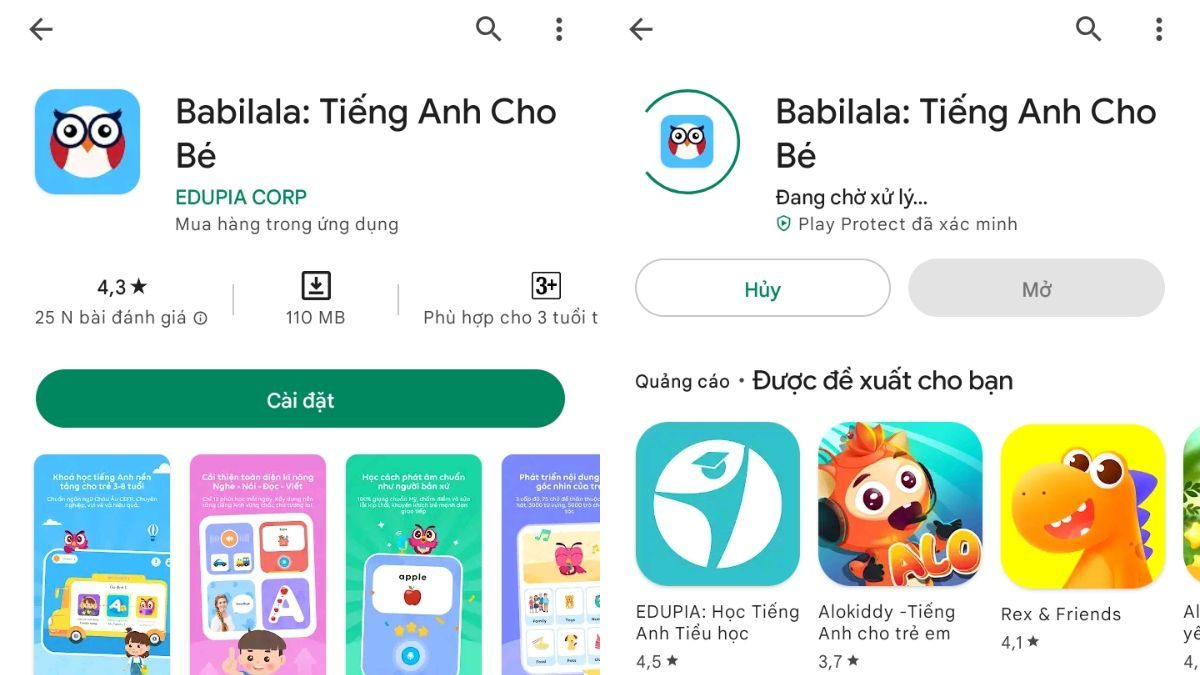 Cách tải Babilala trên Android bước 2