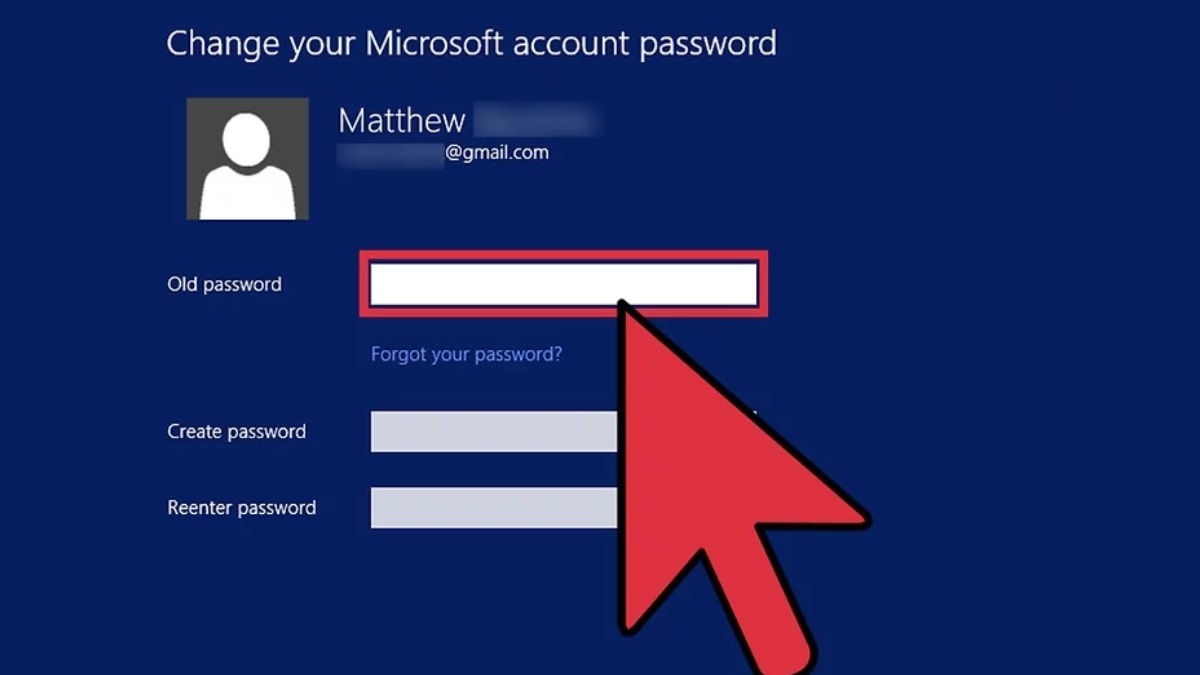 Cách đổi mật khẩu máy tính Win 8 bước 3