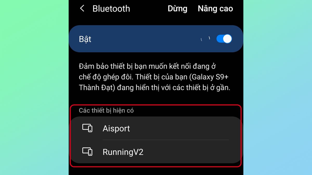 Cách kết nối bluetooth với loa kéo trên điện thoại Android bước 2
