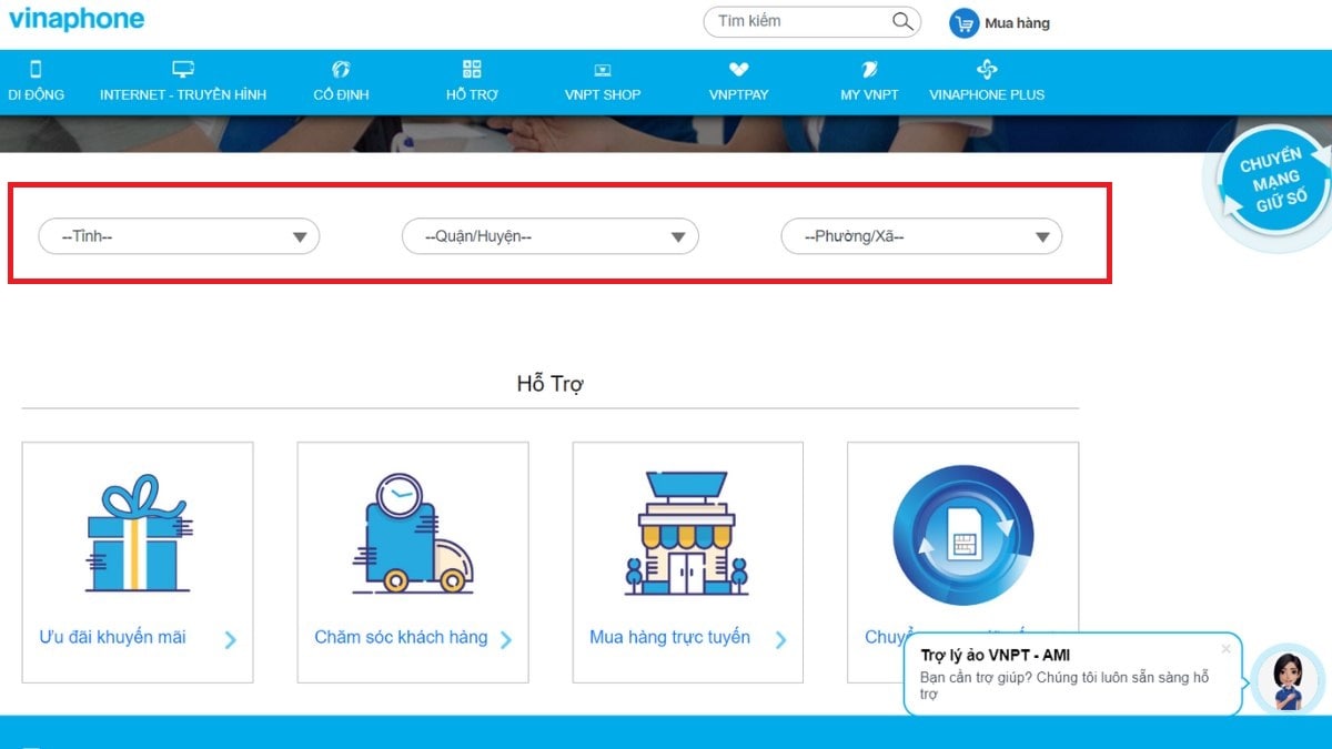 Hướng dẫn cách thay đổi thông tin thuê bao Vinaphone 