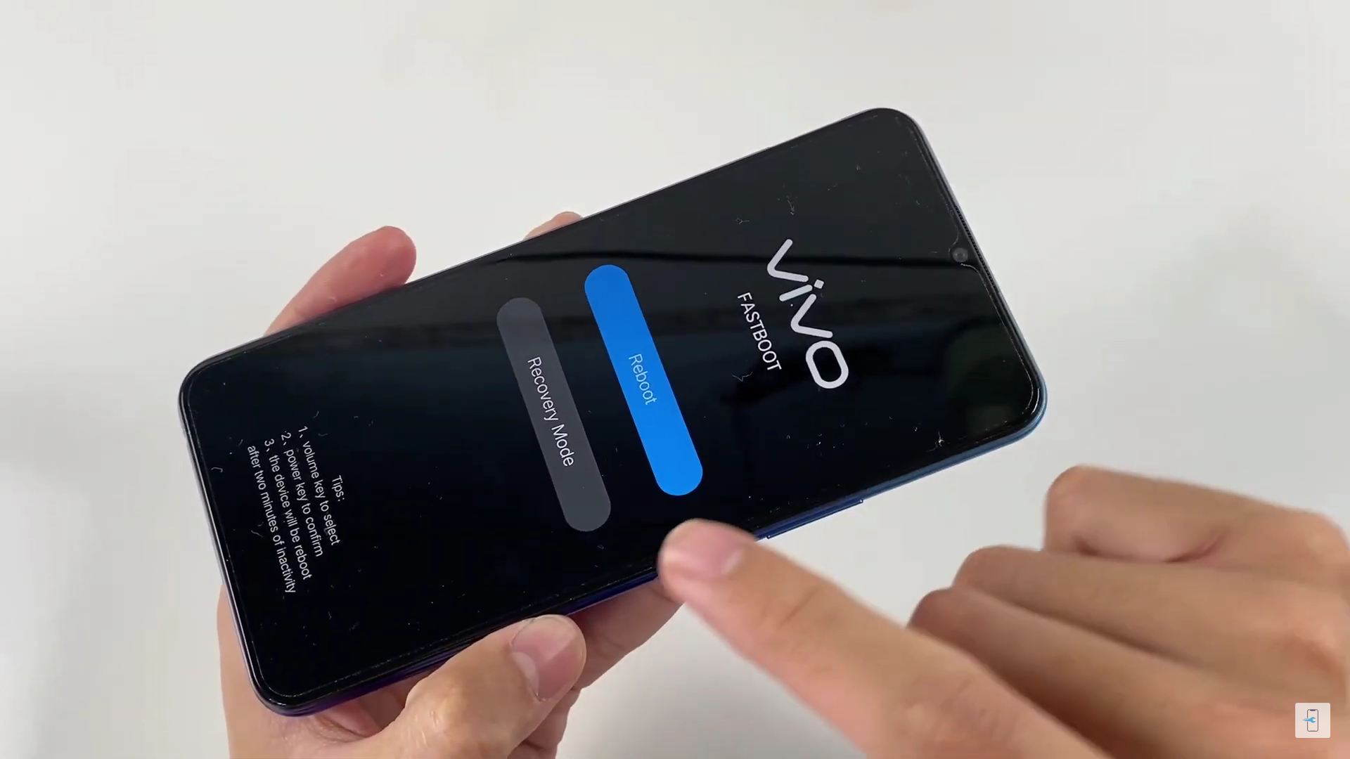Cách reset máy Vivo Y12s đơn giản bước 3