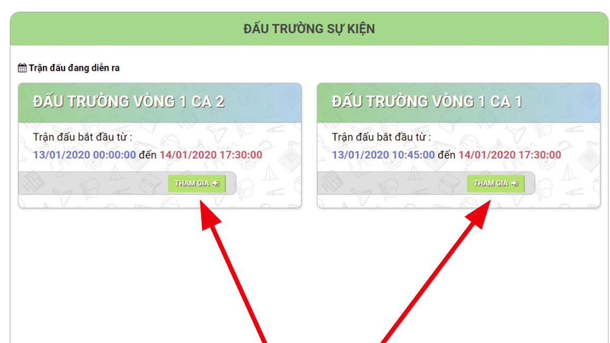 Cách tham gia đấu trường toán học VioEdu bước 2