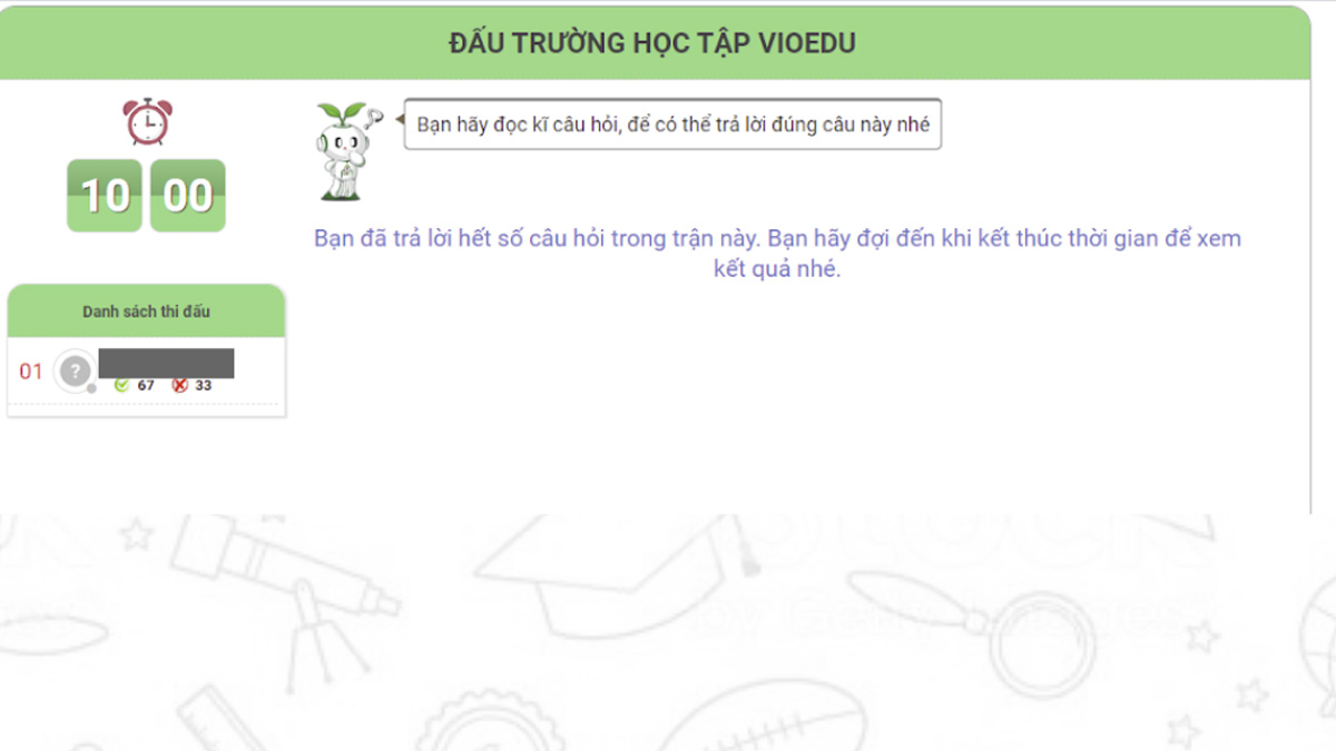 Cách tham gia đấu trường toán học VioEdu bước 4