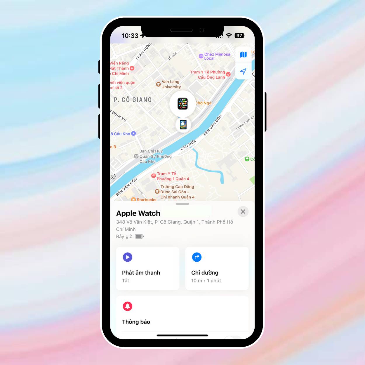 Sử dụng ứng dụng Find My (Tìm) trên iPhone - Bước 4