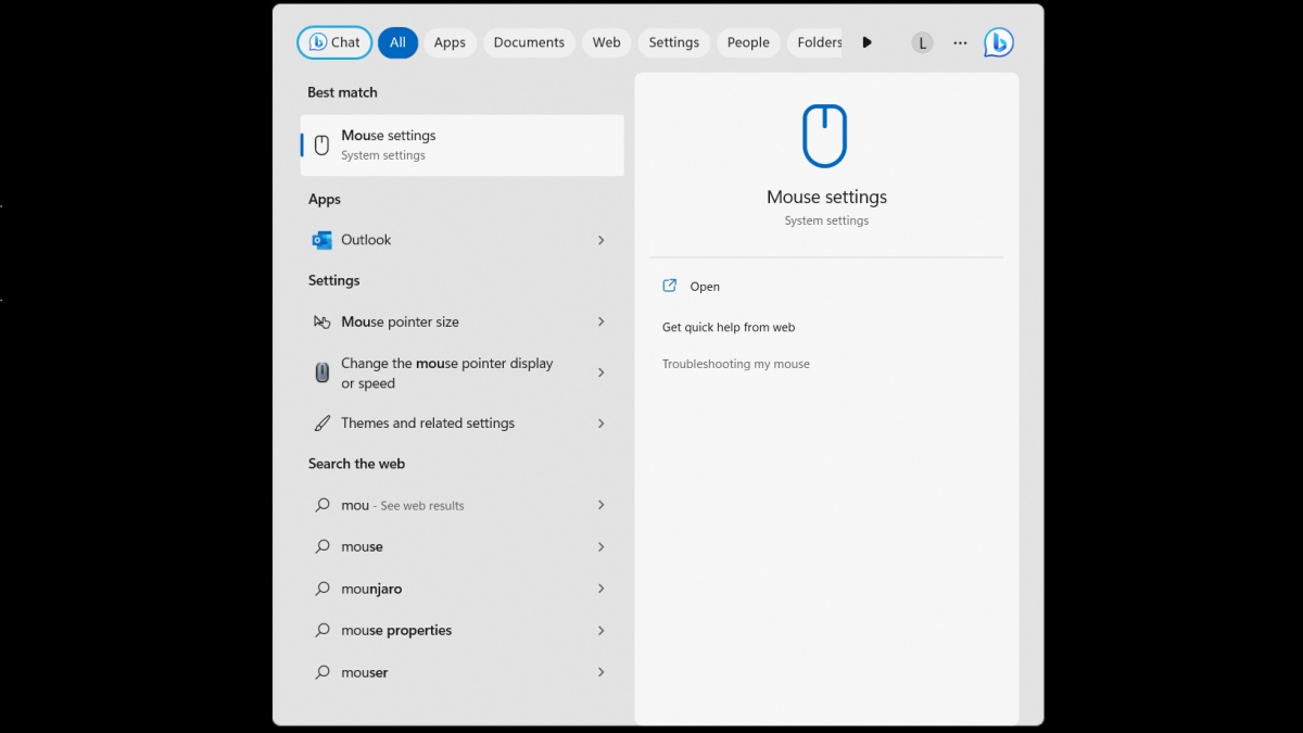 Kích hoạt lại khi chuột cảm ứng laptop không di chuyển được Win 11, 10, 8. 7 trong Mouse Properties bước 1