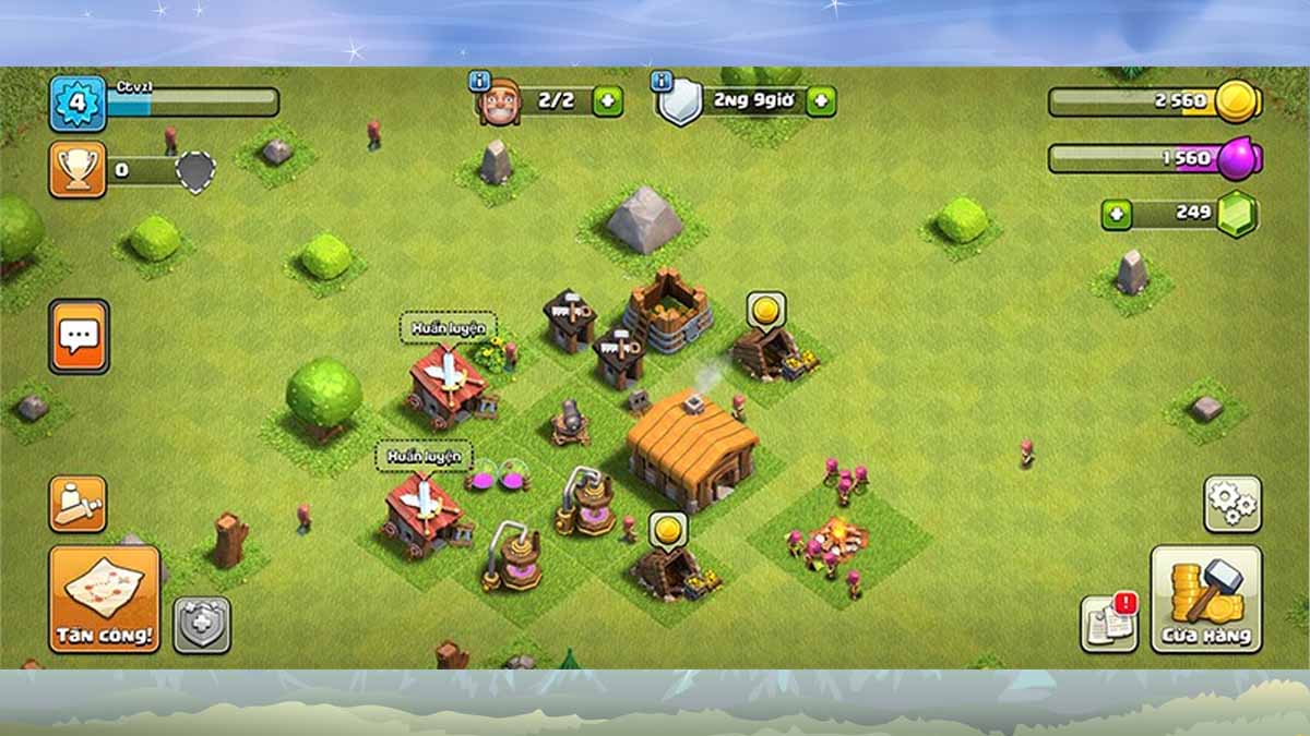 Điểm nổi bật của Clash of Clans với lối chơi cuốn hút