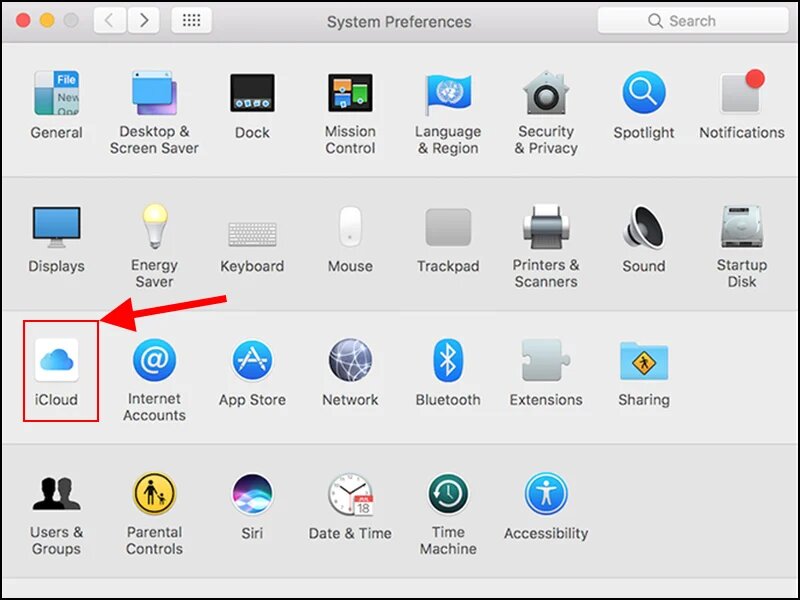 Đăng nhập iCloud trên máy tính Mac 2