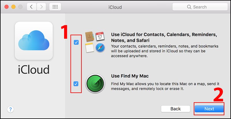 Đăng nhập iCloud trên máy tính Mac 4