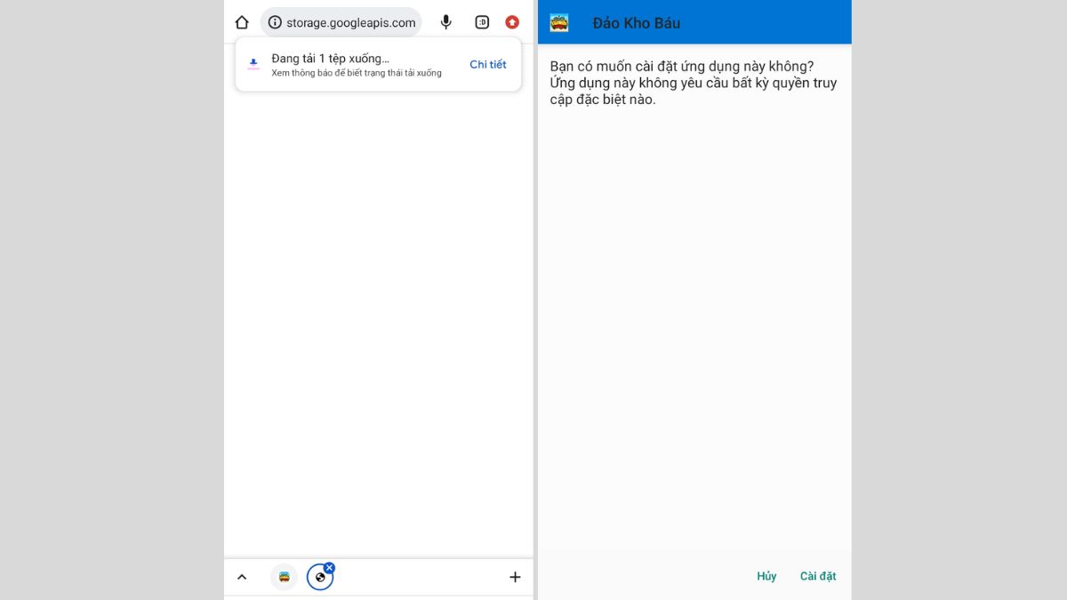 Hướng dẫn Cách tải Đảo Kho Báu trên điện thoại Android