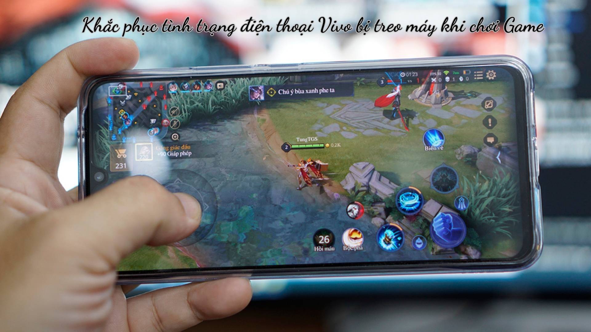điện thoại vivo bị treo máy