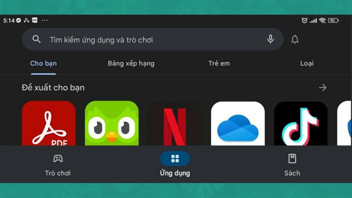 Cách tải Game Turbo trên Android bước 1