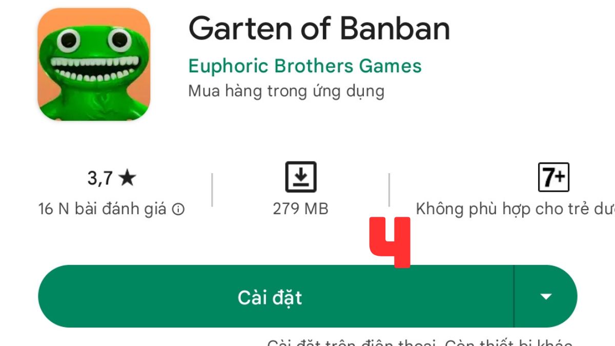 Cách tải Garten of Banban trên điện thoại Android bước 3