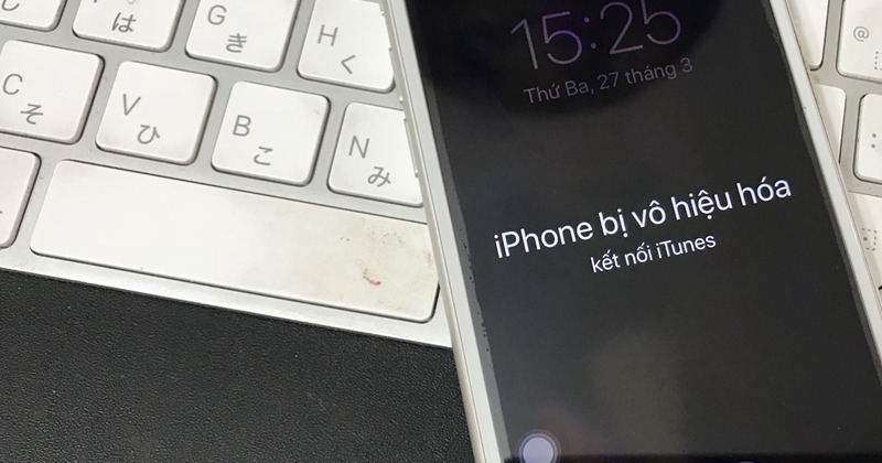 Tips khắc phục tình trạng iPhone bị vô hiệu hóa kết nối iTunes 