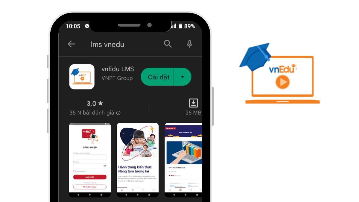 Hướng dẫn cách đăng nhập lms.vnedu.vn trên điện thoại