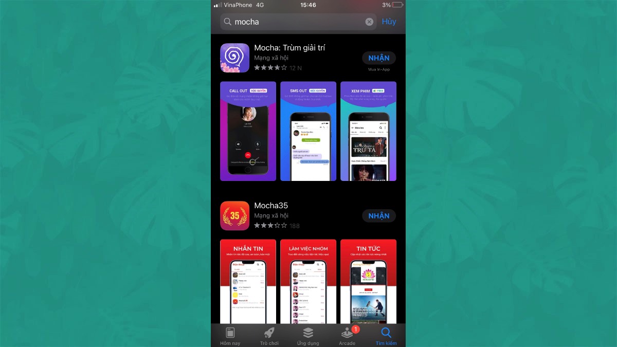 Cách tải Mocha trên iOS bước 3