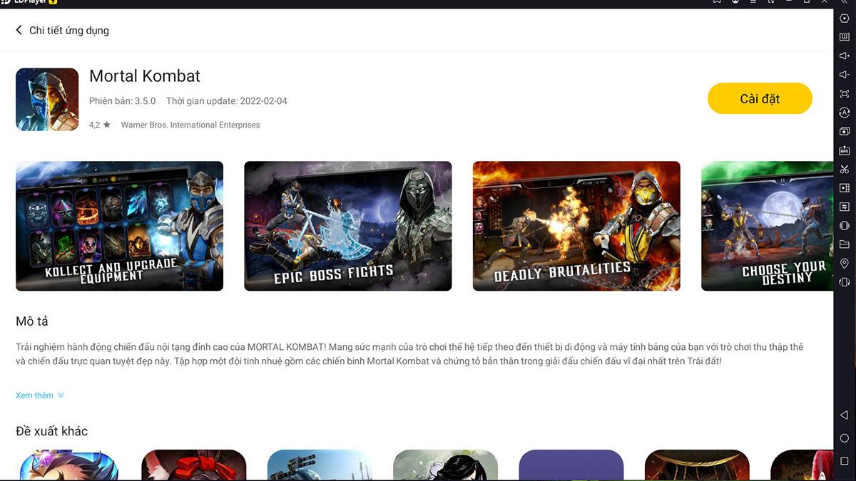 Cách tải Mortal Kombat trên máy tính