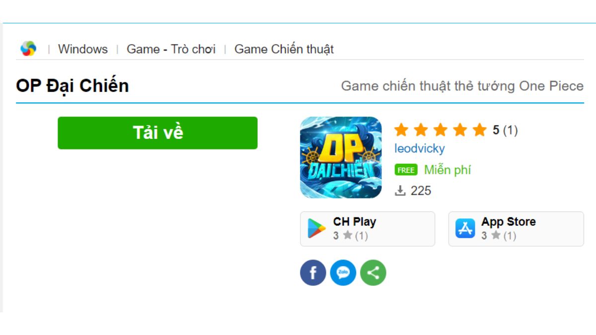 Hướng dẫn Cách tải op đại chiến APK trên PC