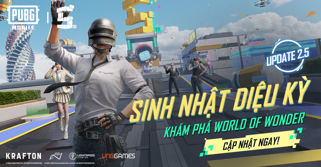 PUBG Mobile cập nhật World of Wonder, biến game thành Minecraft