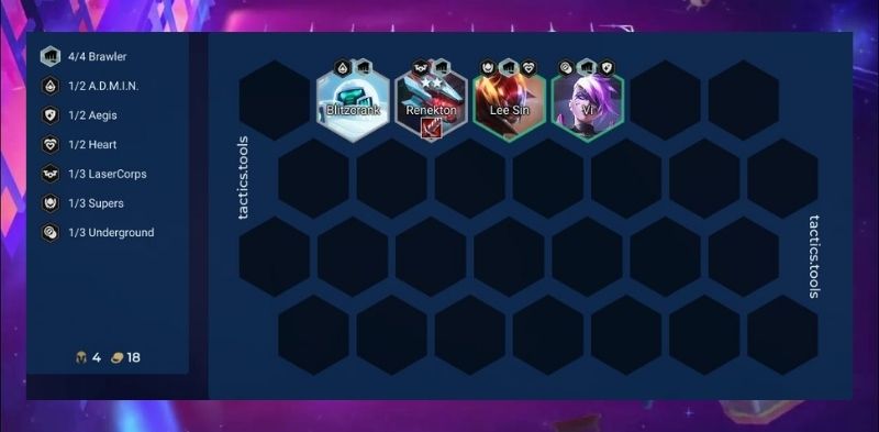 Xây dựng đội hình Renekton Đấu Sĩ