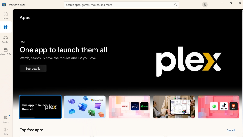 Sử dụng Microsoft Store