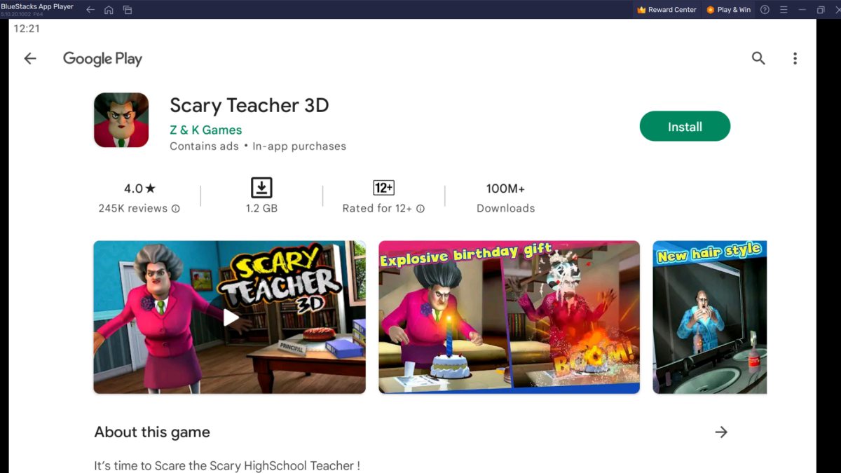 Cách tải Scary Teacher 3D trên PC