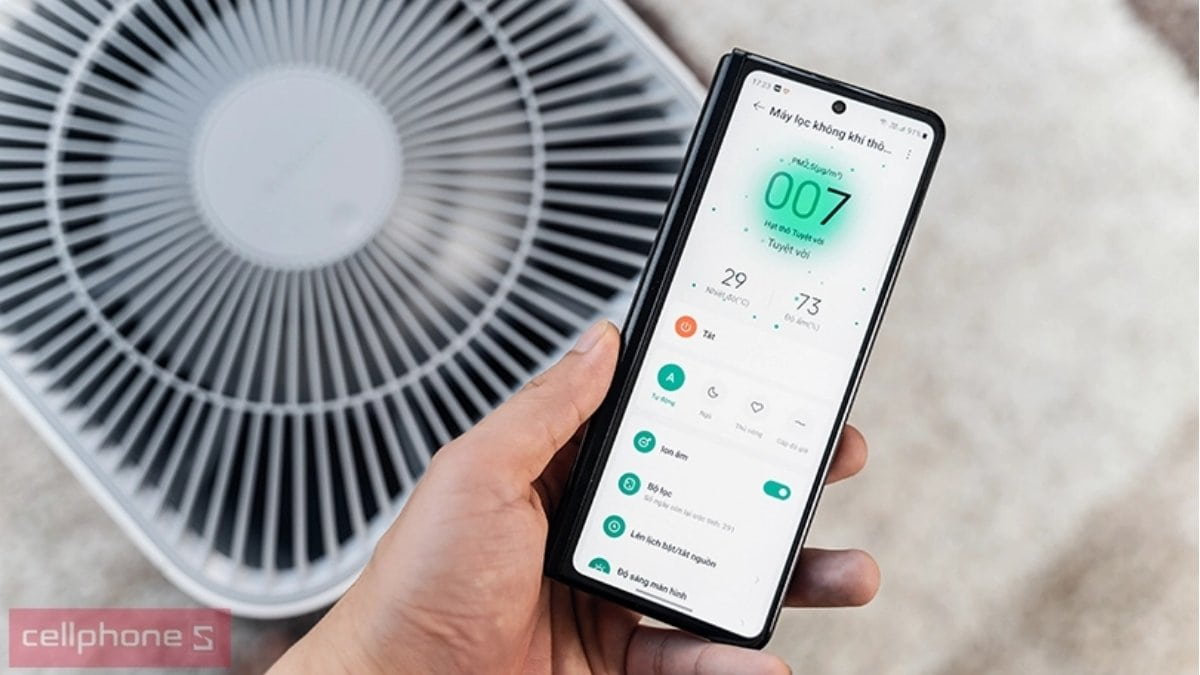 tác dụng của máy lọc không khí