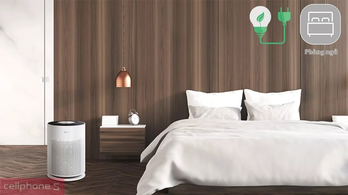 máy lọc không khí sử dụng công nghệ inverter tiết kiệm điện