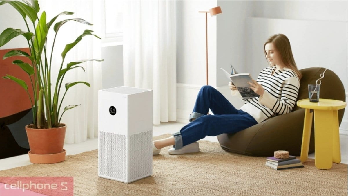 máy lọc không khí tạo hơi ẩm cho da không bị khô