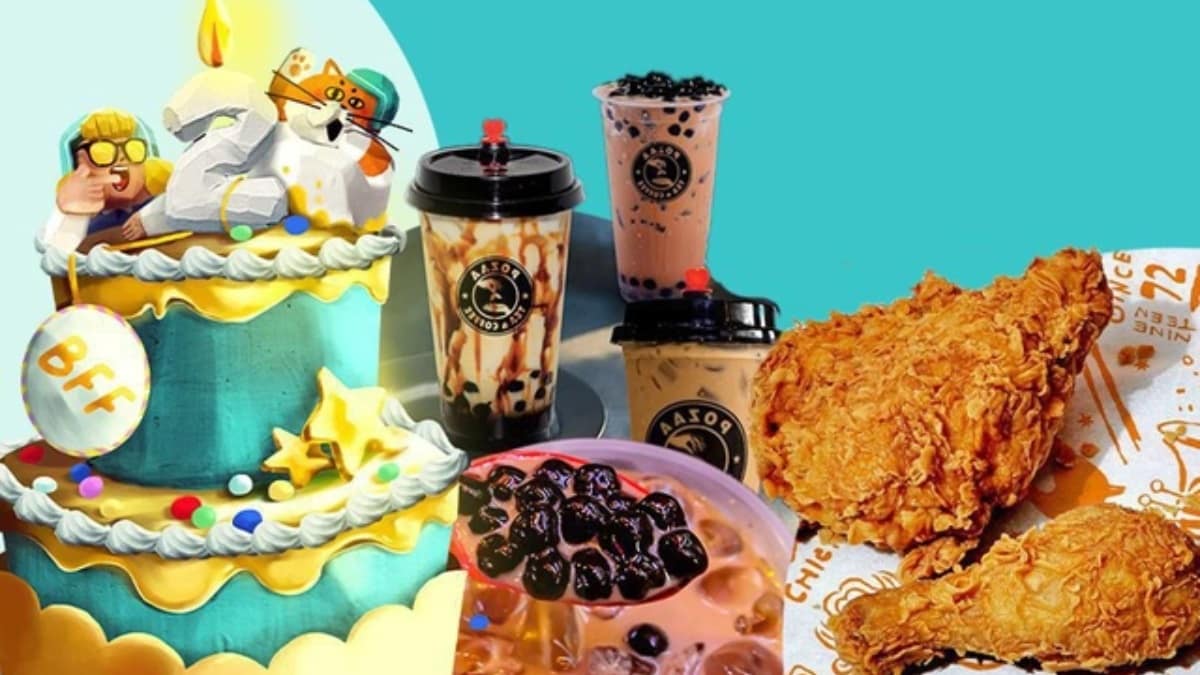 Khám phá các món ăn, đồ uống trên app BAEMIN