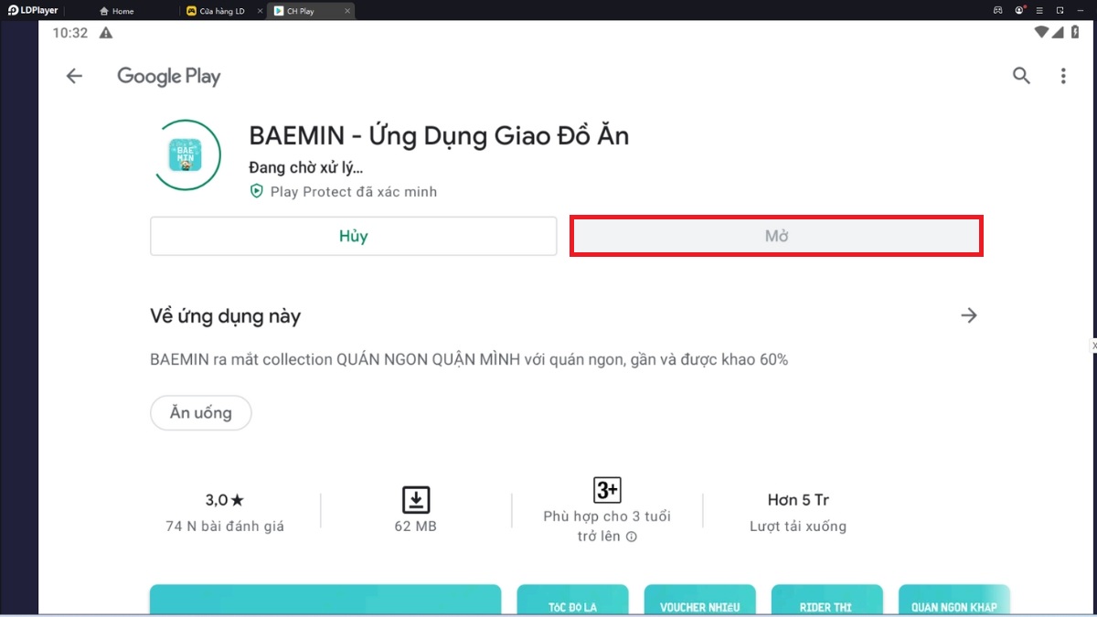 Hướng dẫn cách tải BAEMIN trên PC bước 5