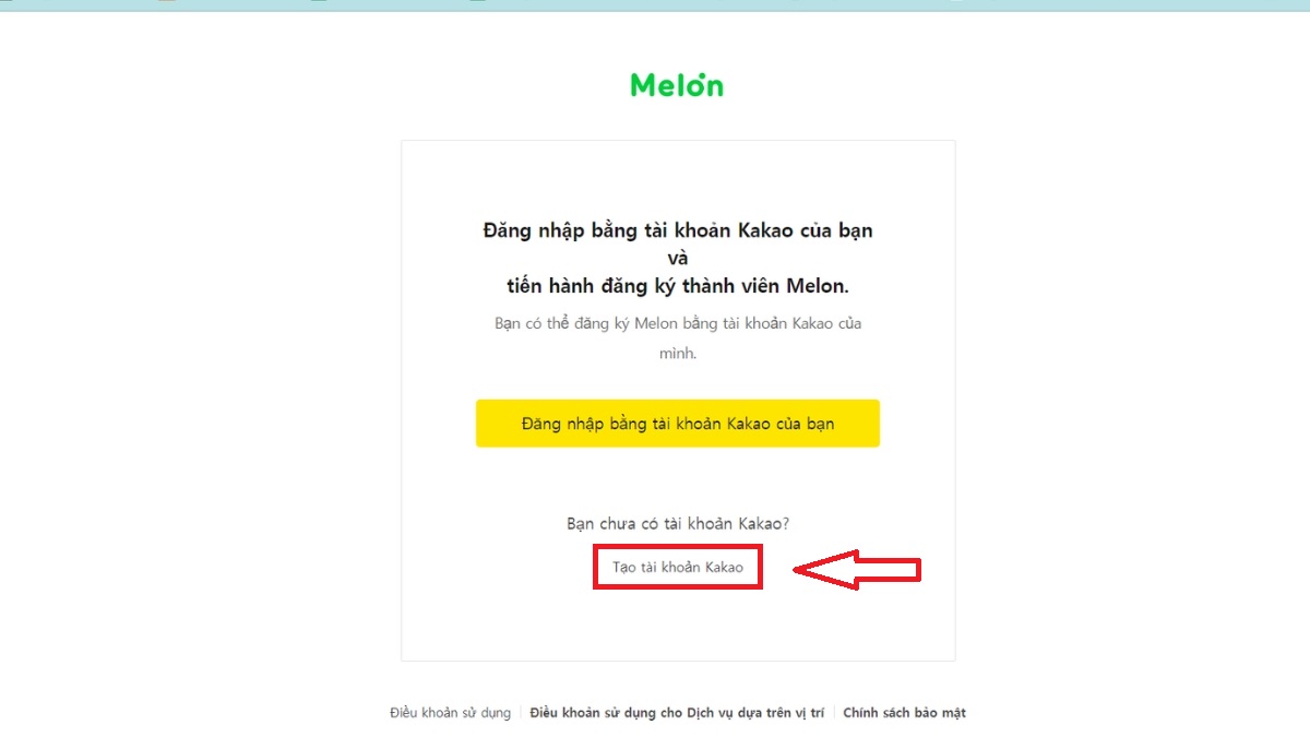 Cách đăng ký Melon miễn phí bước 5