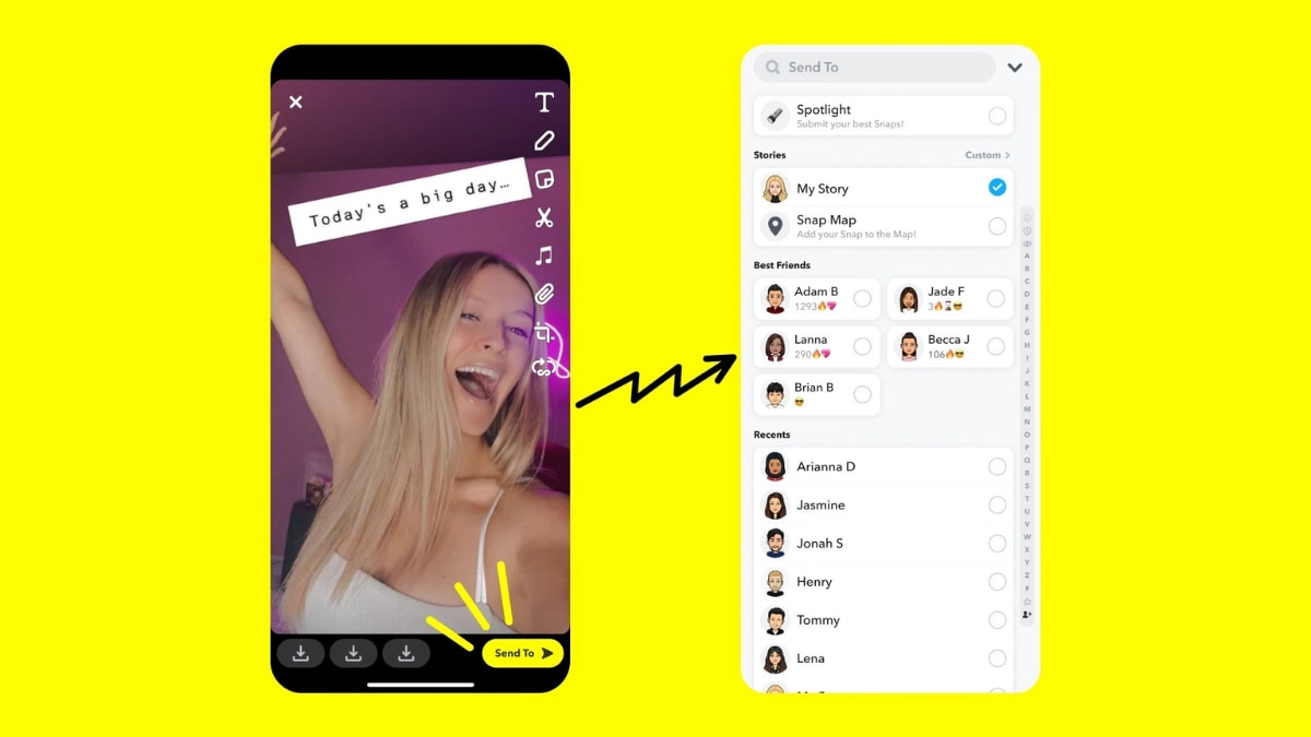 Tính năng nổi bật của Snapchat app