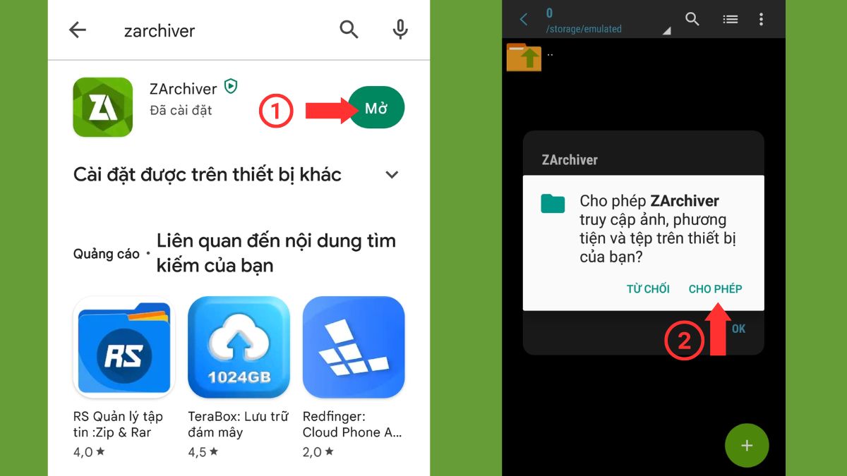 Cách tải ZArchiver trên Android bước 2