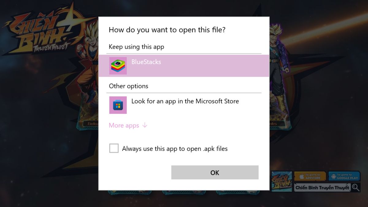 Cách tải chiến binh truyền thuyết APK trên máy tính PC