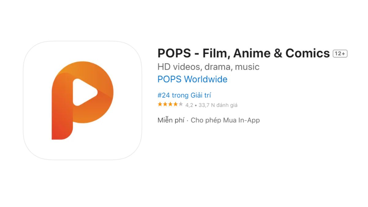 Cách tải POPS trên iOS bước 1