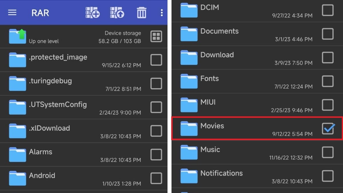 Hướng dẫn cách giải nén file RAR bước 1