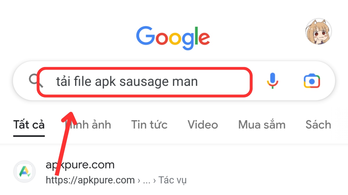 Cách tải Sausage Man trên điện thoại Android