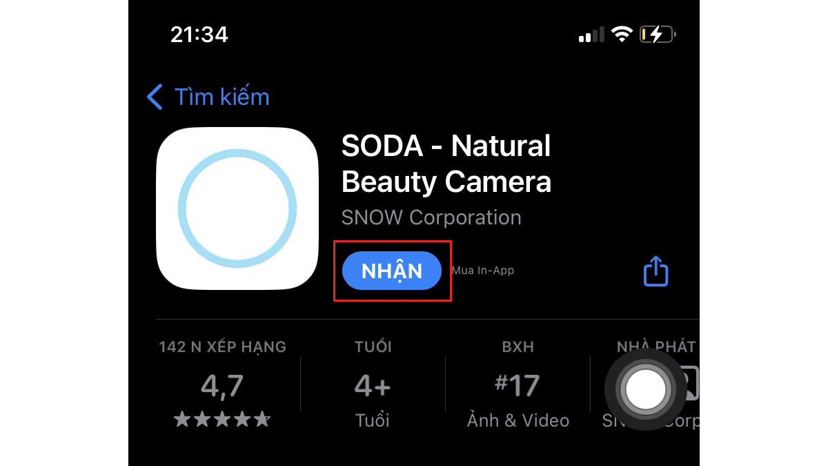 Cách tải Soda trên iOS bước 3