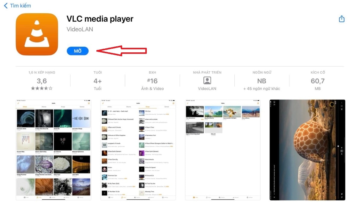 Cách tải VLC Media Player trên iOS bước 3