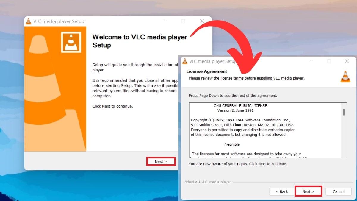 Cách tải VLC Media Player trên PC bước 4