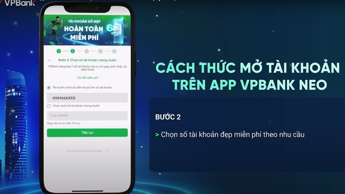 Cách đăng ký VPBank NEO miễn phí bước 4