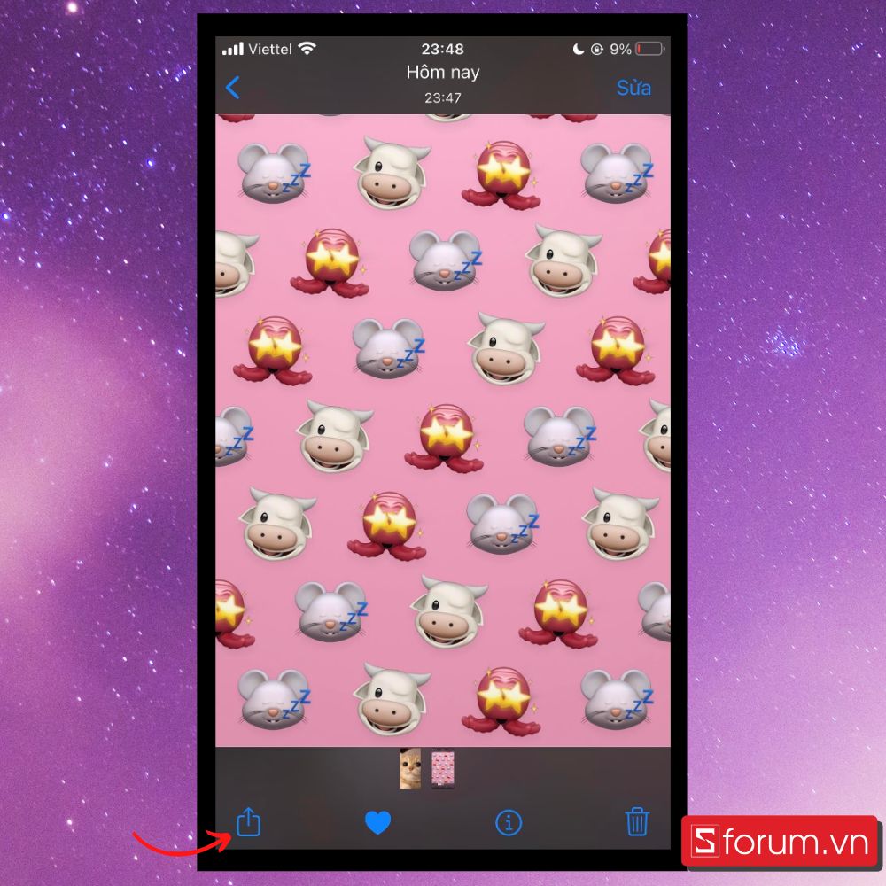 Cách tạo hình nền iPhone- Bước 5 