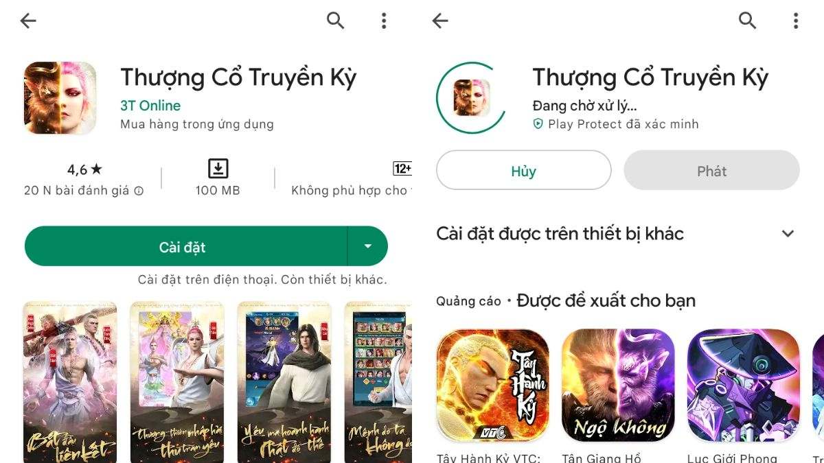 Hướng dẫn cách tải Thượng Cổ Truyền Kỳ trên điện thoại Android