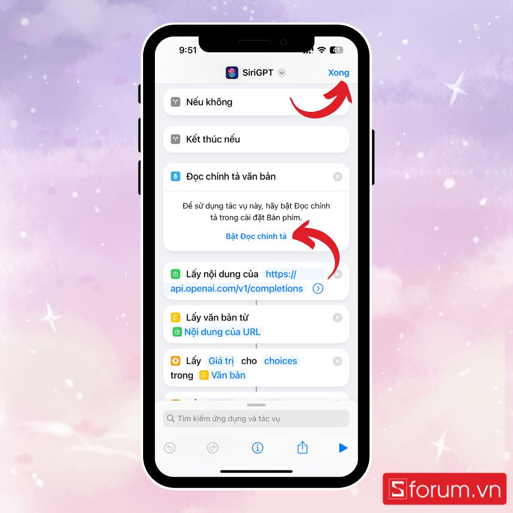 Tích hợp ChatGPT với Siri - Bước 3.4